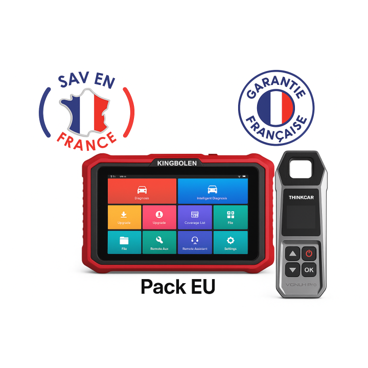 Kingbolen K8 pack EU : valise diagnostic multimarque