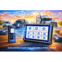 Udiag X95 Pro VL + PL : diagnostic auto et poids lourd