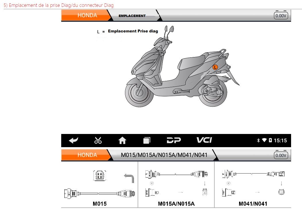 appareil diagnostic moto iscan obdstar