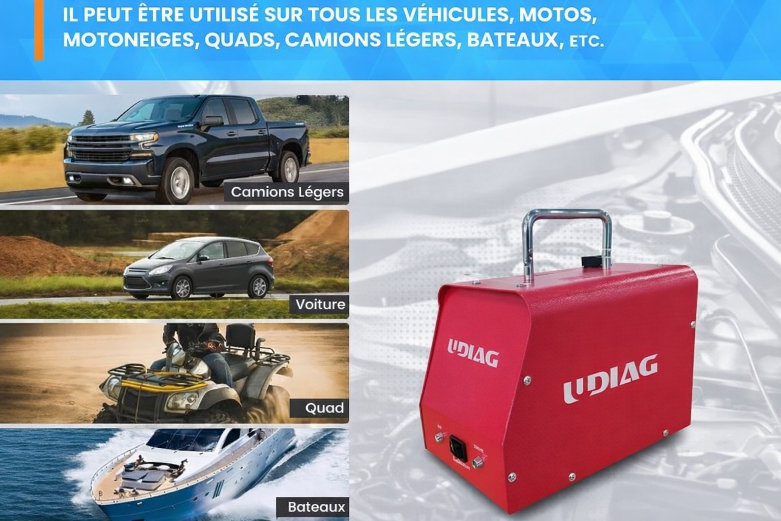 udiag machine à fumée