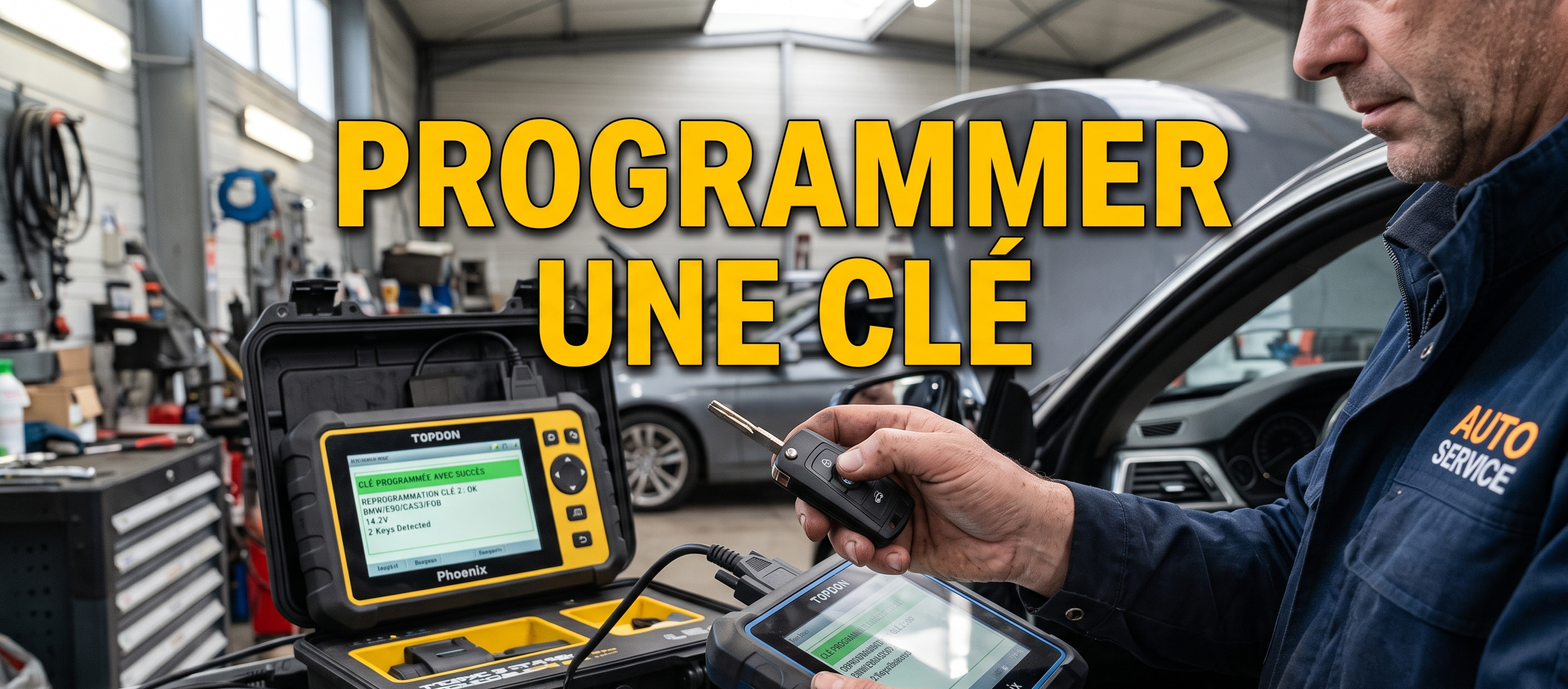 Programmer une clé de voiture avec une valise de diagnostic : le guide 2026