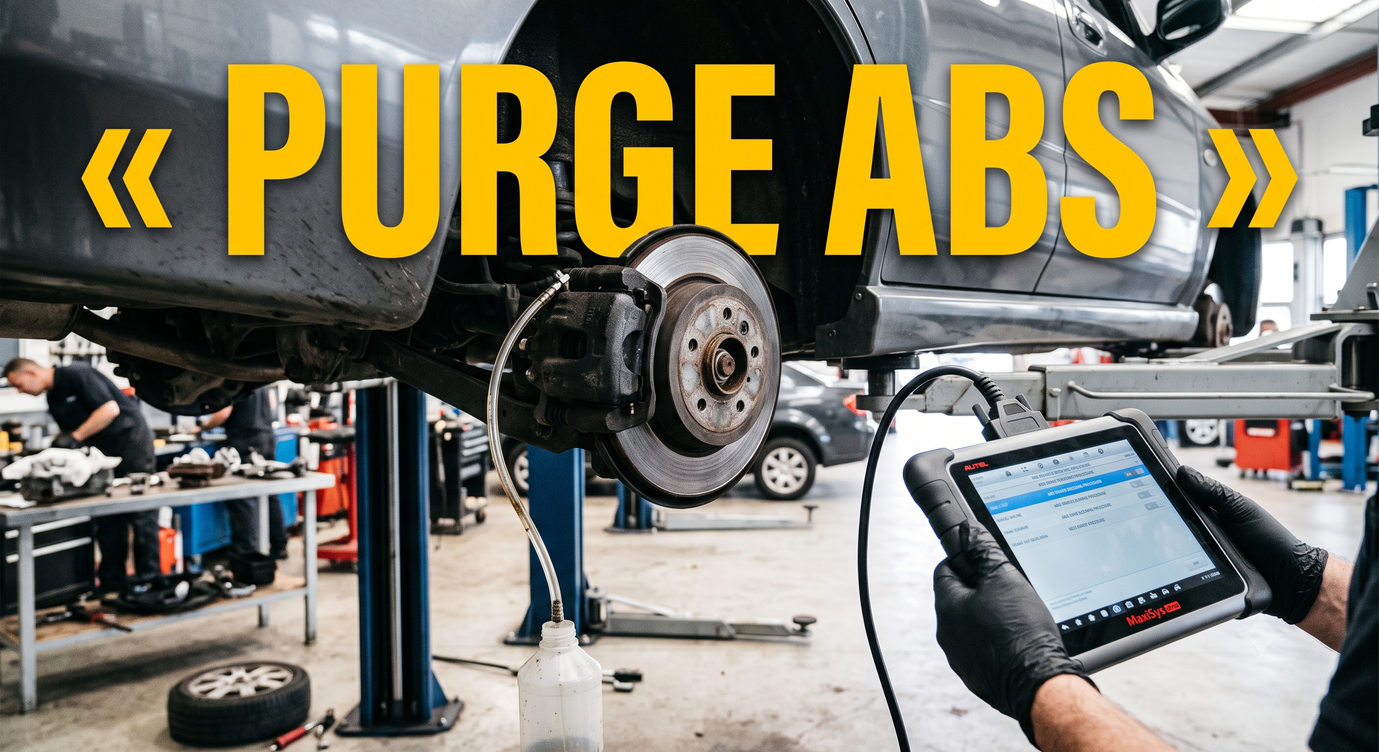 Purger les freins ABS avec une valise de diagnostic : le guide