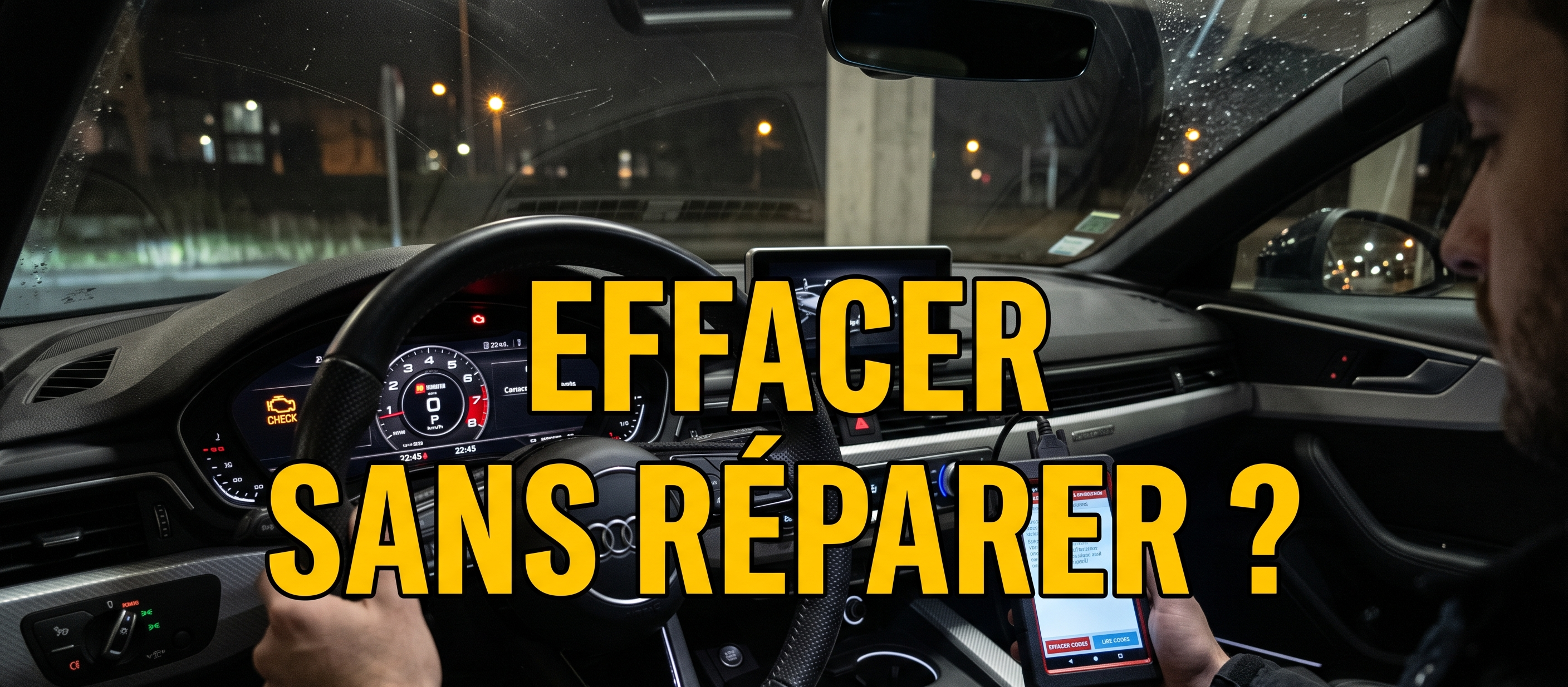 Effacer un code défaut sans réparer : quels dangers réels ?