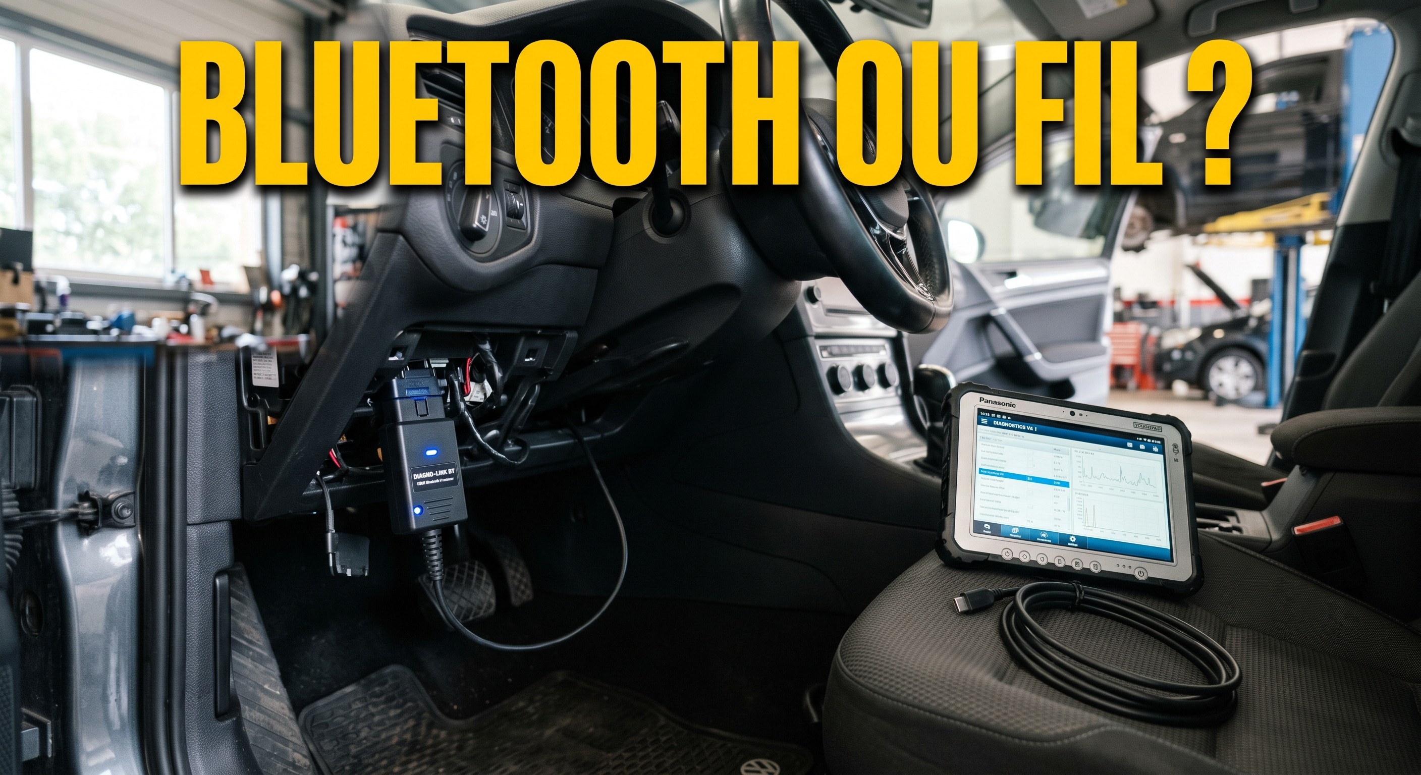 Valise diagnostic Bluetooth ou filaire : que choisir ? | Guide 2026