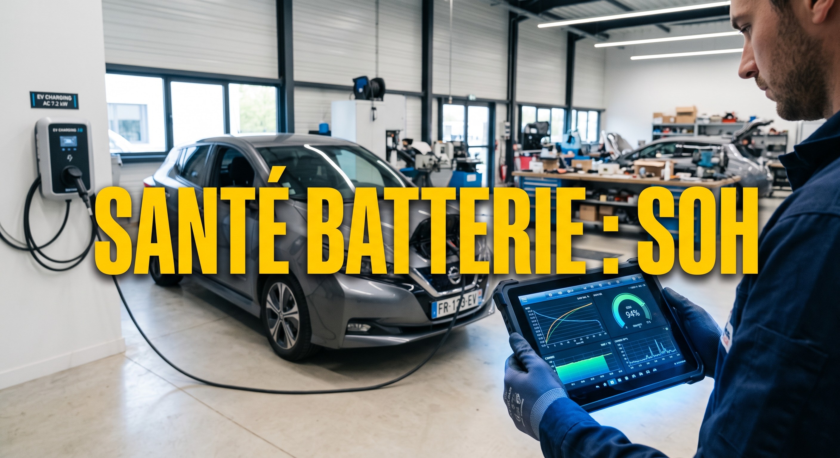 Tester la sante d'une batterie de voiture electrique (SOH)