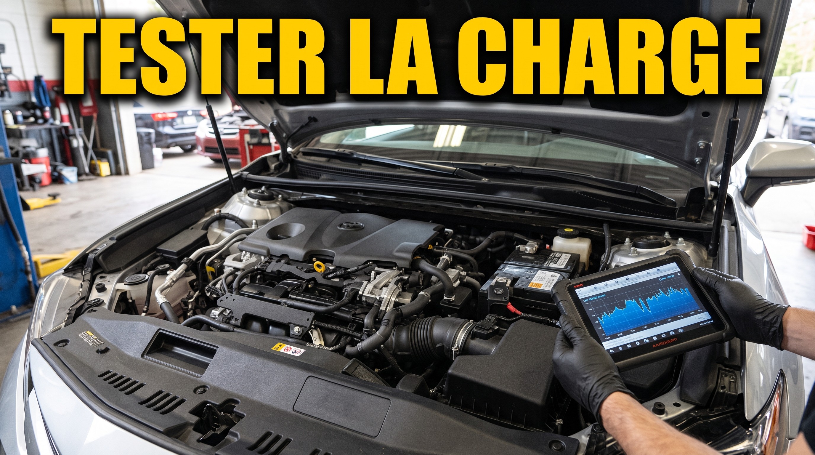 Tester batterie et alternateur avec une valise de diagnostic