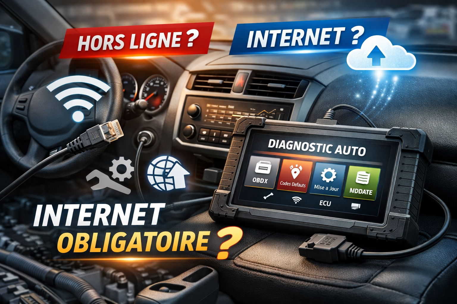 Internet est-il obligatoire pour une valise de diagnostic auto ? Ce qu’il faut vraiment savoir 123diagauto 