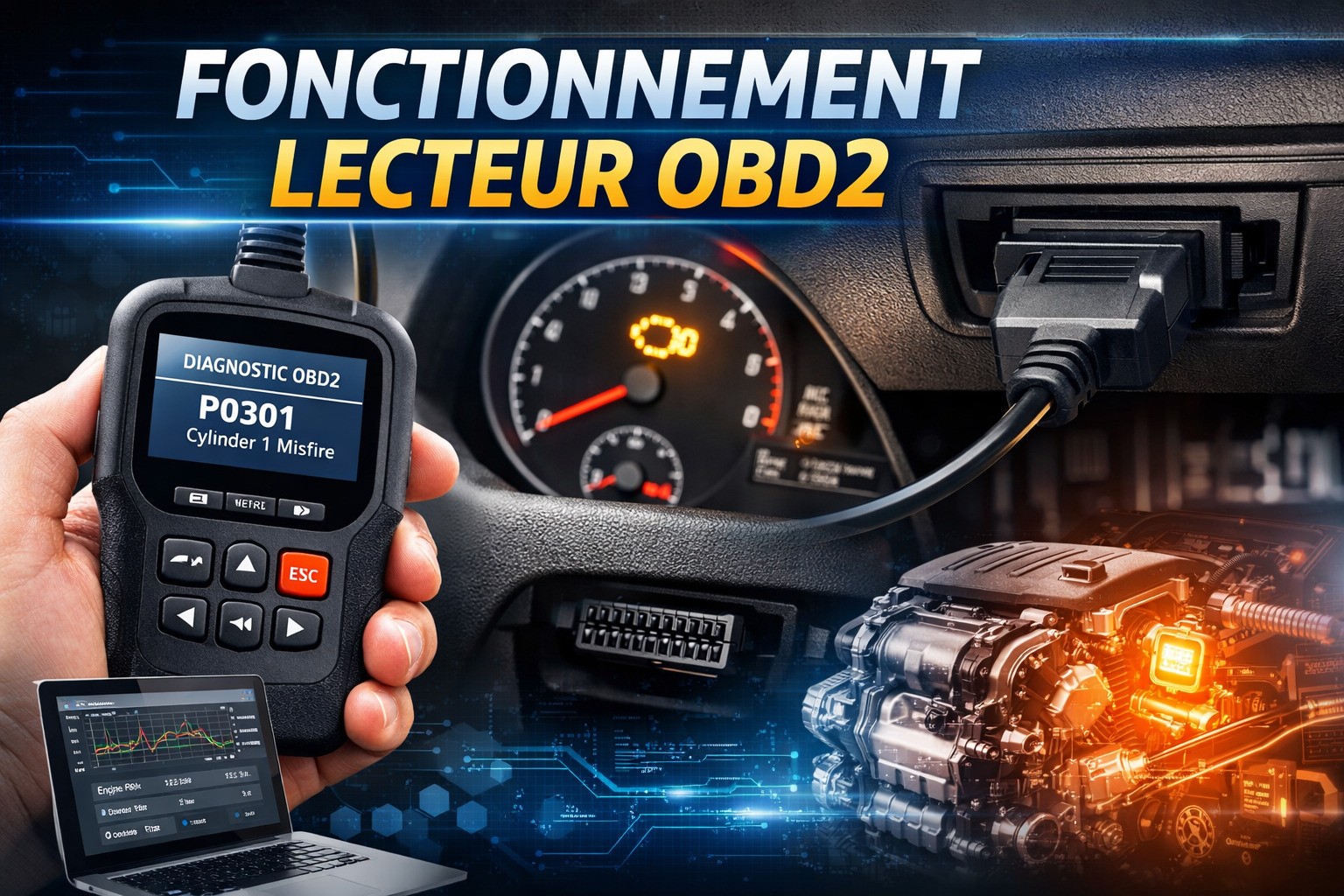 Fonctionnement du lecteur OBD2 : tout comprendre sur le diagnostic automobile