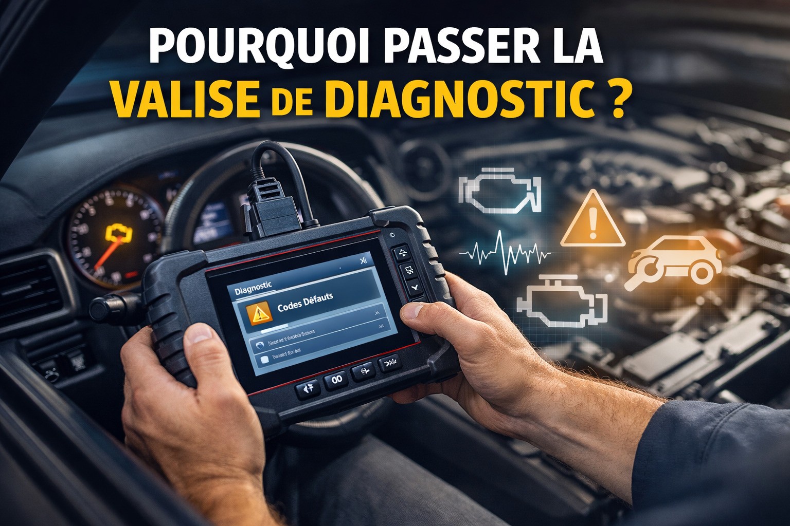 Pourquoi passer la valise de diagnostic auto : utilité, avantages et cas concrets