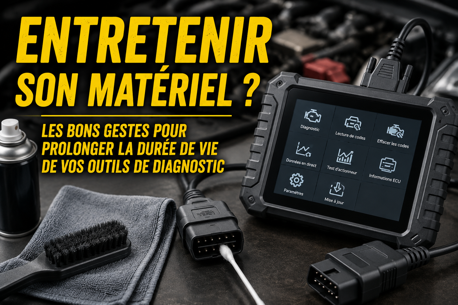 Comment entretenir son matériel de diagnostic auto pour prolonger sa durée de vie ?