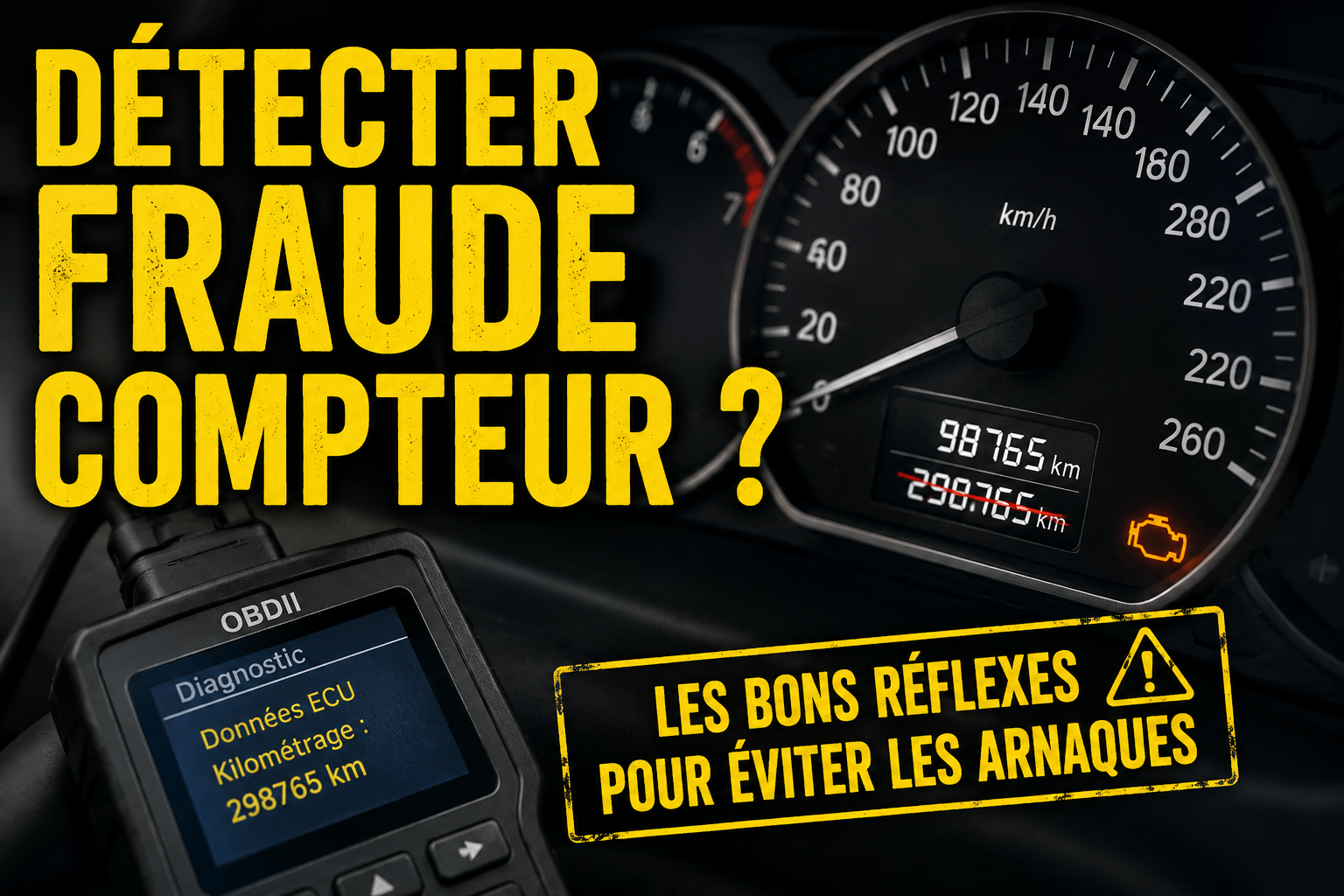 Comment détecter une fraude au compteur kilométrique d’une voiture ?